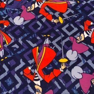 TC LulaRoe Disney Captain Hook Leggings